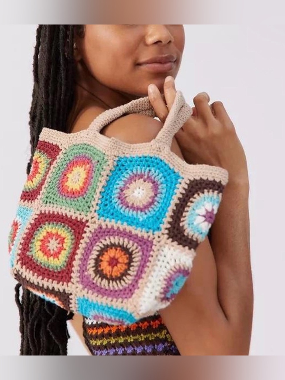 Urban Outfitters Granny Square Crochet Bag